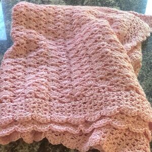 Soft and Pink Handmade Blanket